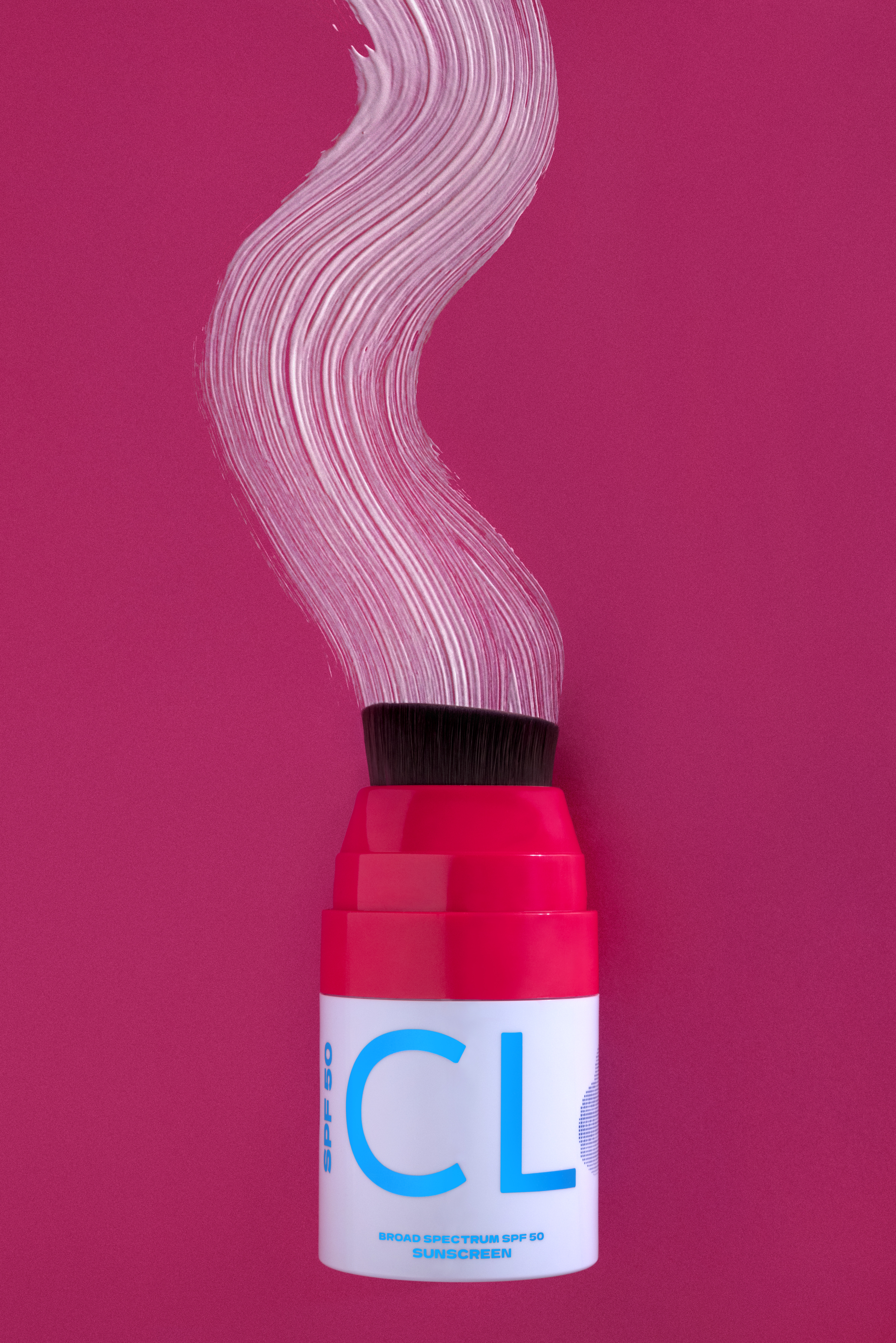 CLOUD Sport SPF 50 brush-on mineral sunscreen — full product view